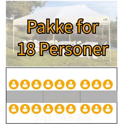 Teltpakke 18 på gress