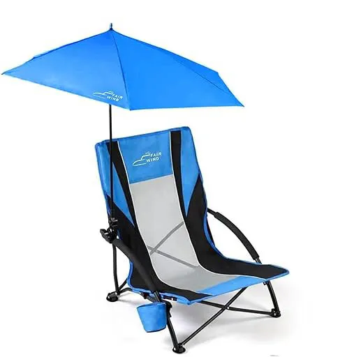 Beach Chair with Umbrella