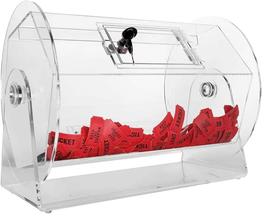 Acrylic Raffle Drum