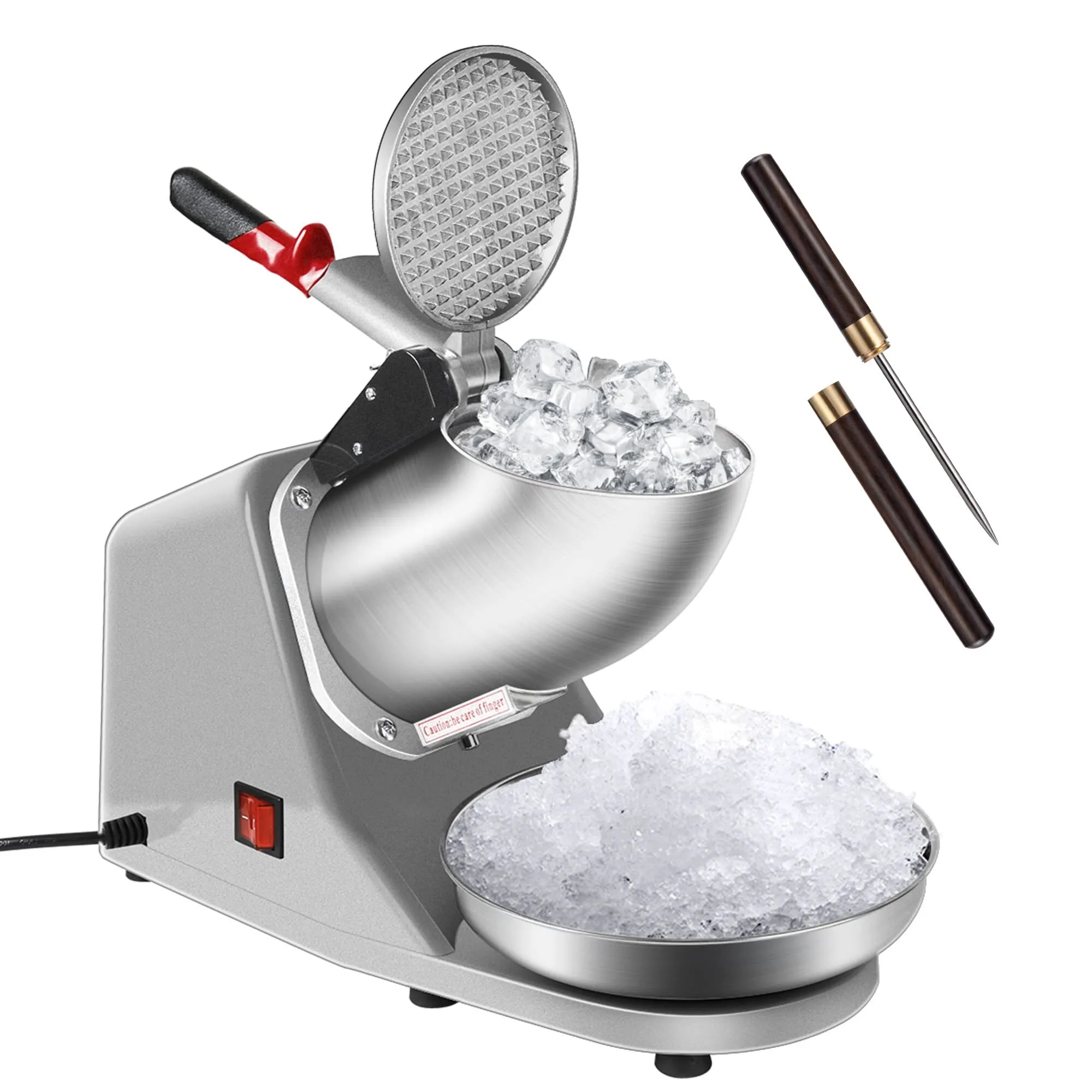 Ice shaver for snow cones