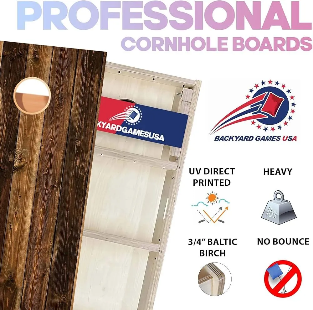Cornhole 4x2 Wood grain