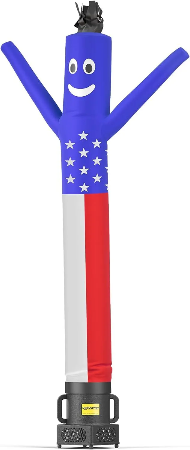 Red White and Blue 10 foot tall Air Dancer