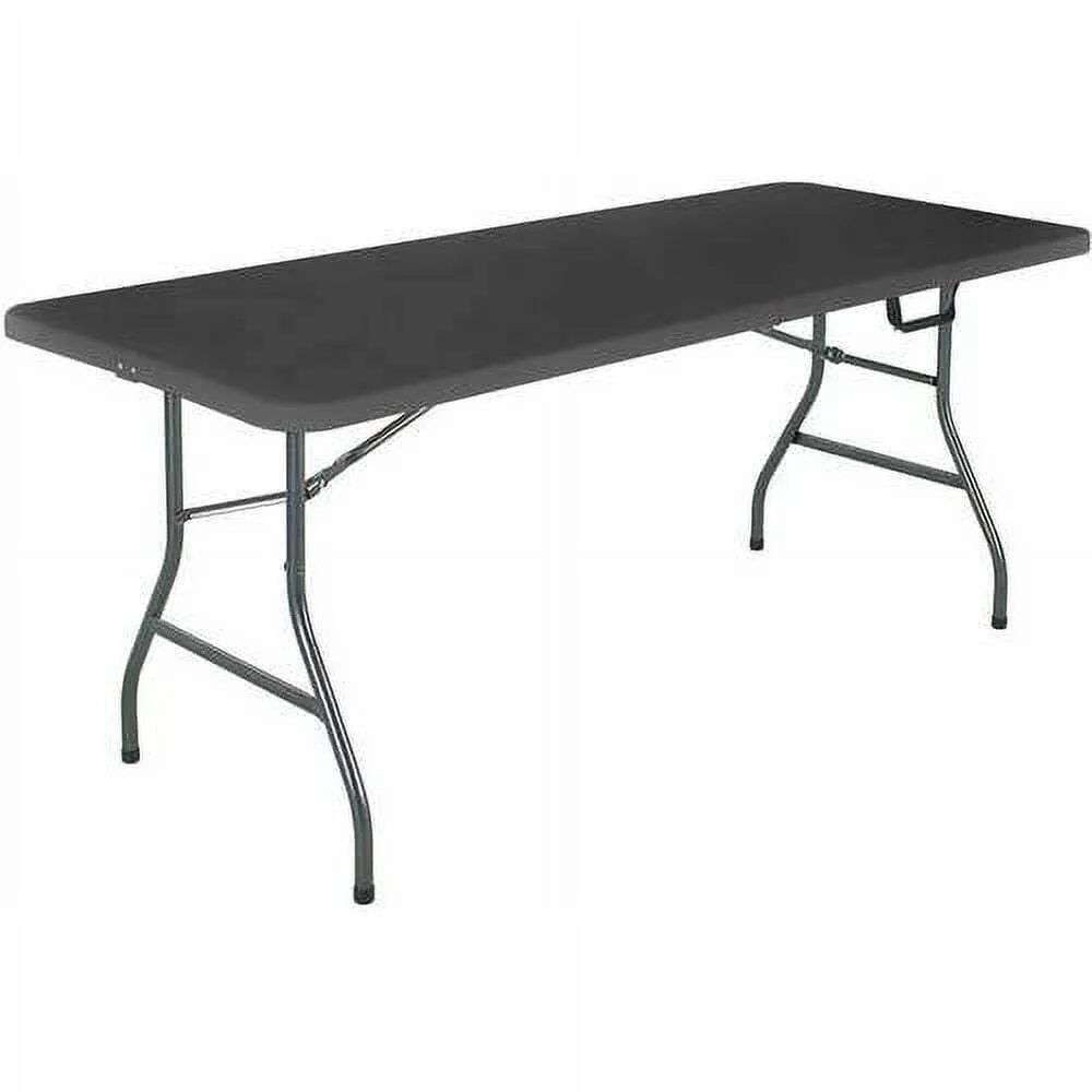 Black 6 Foot Table