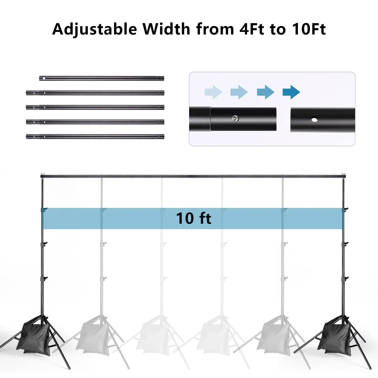 Back Drop Stand 8x10