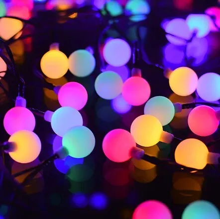 Led small bulbed lights 16ft. 