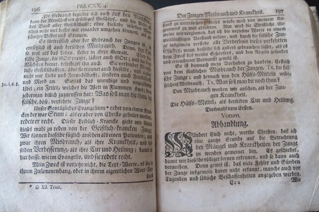 Bibel hunderte Jahre alt