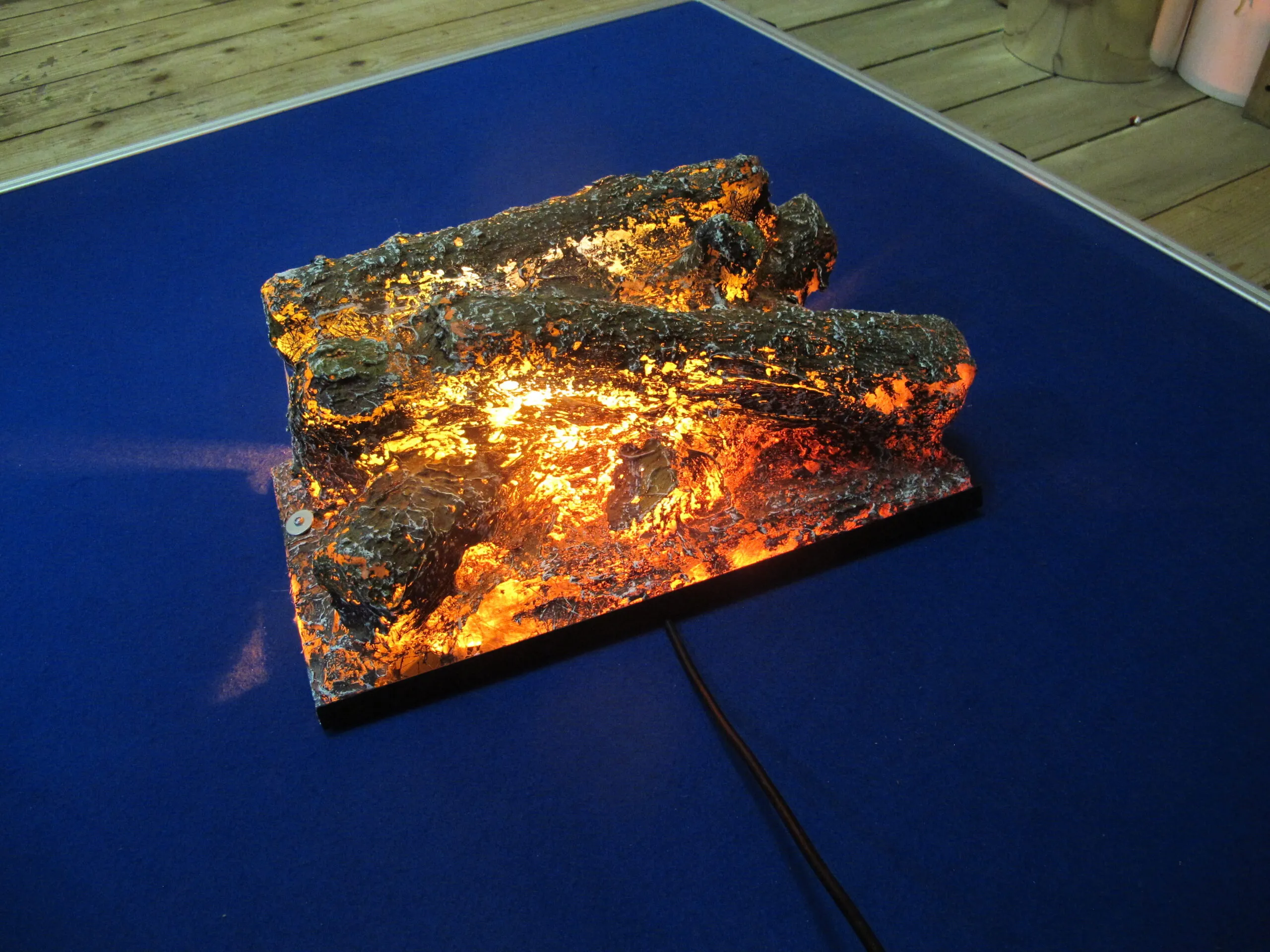Feuer aus Plastik 