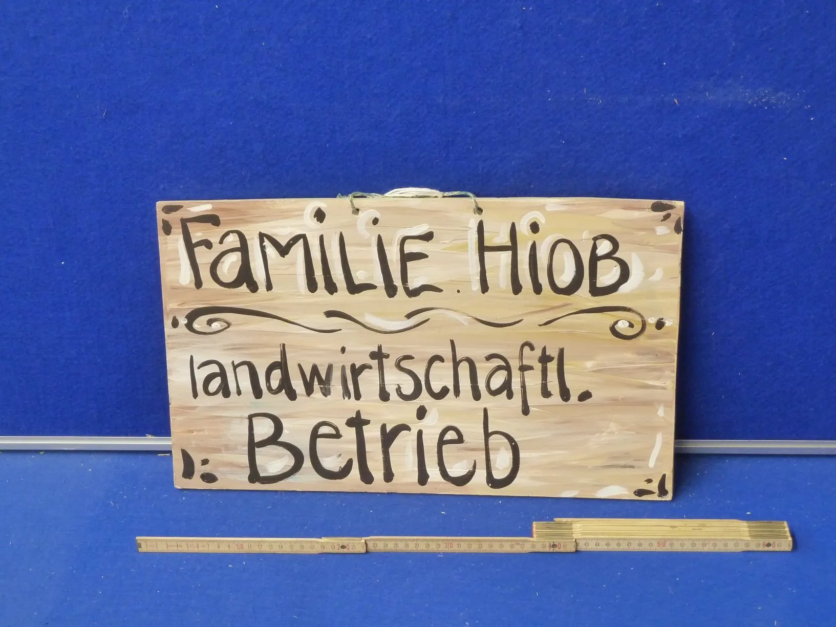 Tafel Schild Hiob 1