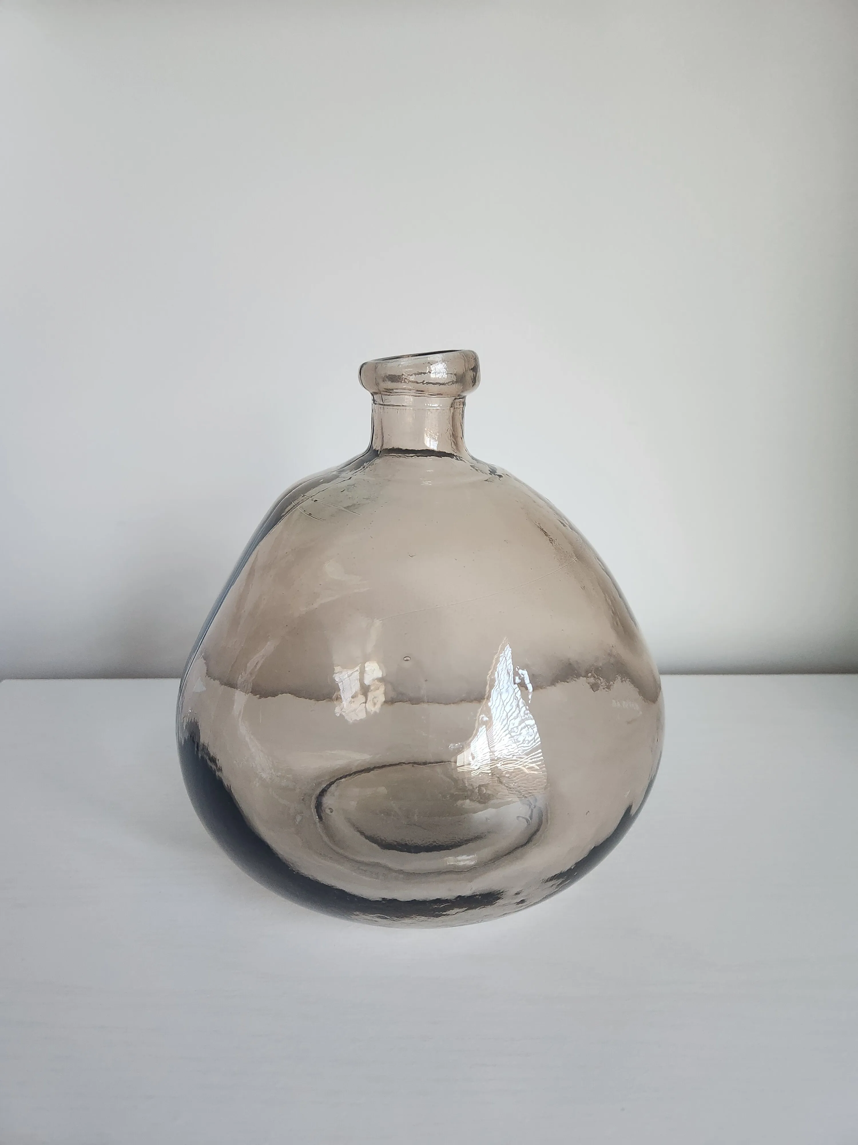 Wide Brown Vase