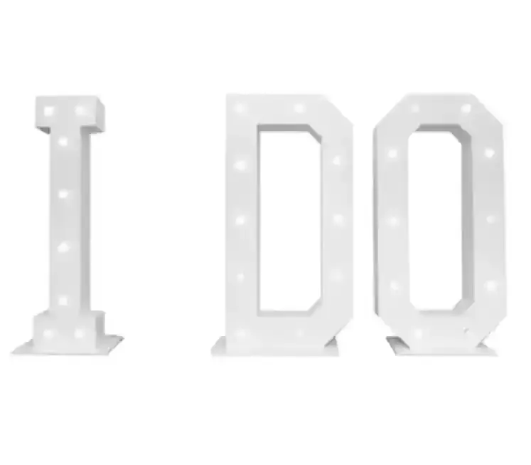 Lichtletters I DO