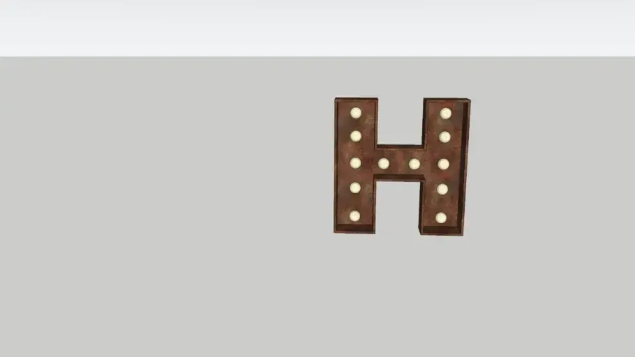 Lichtletter 0