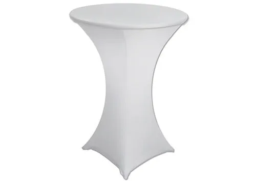 Spandex white cocktail cover 