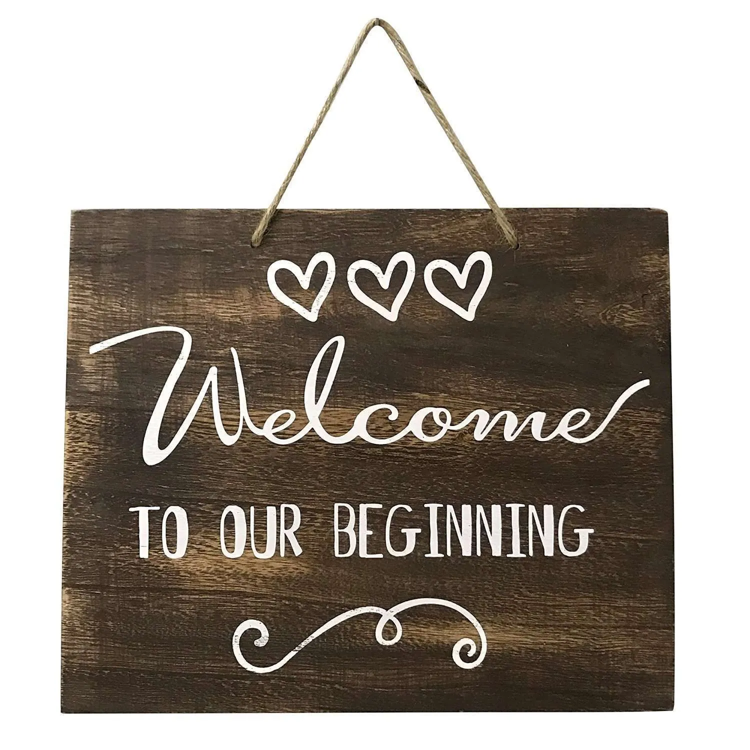 Welcome to our beginning sign
