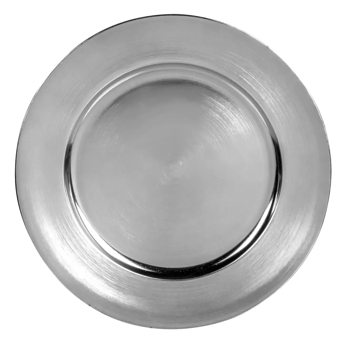Silver plain Charger Plate