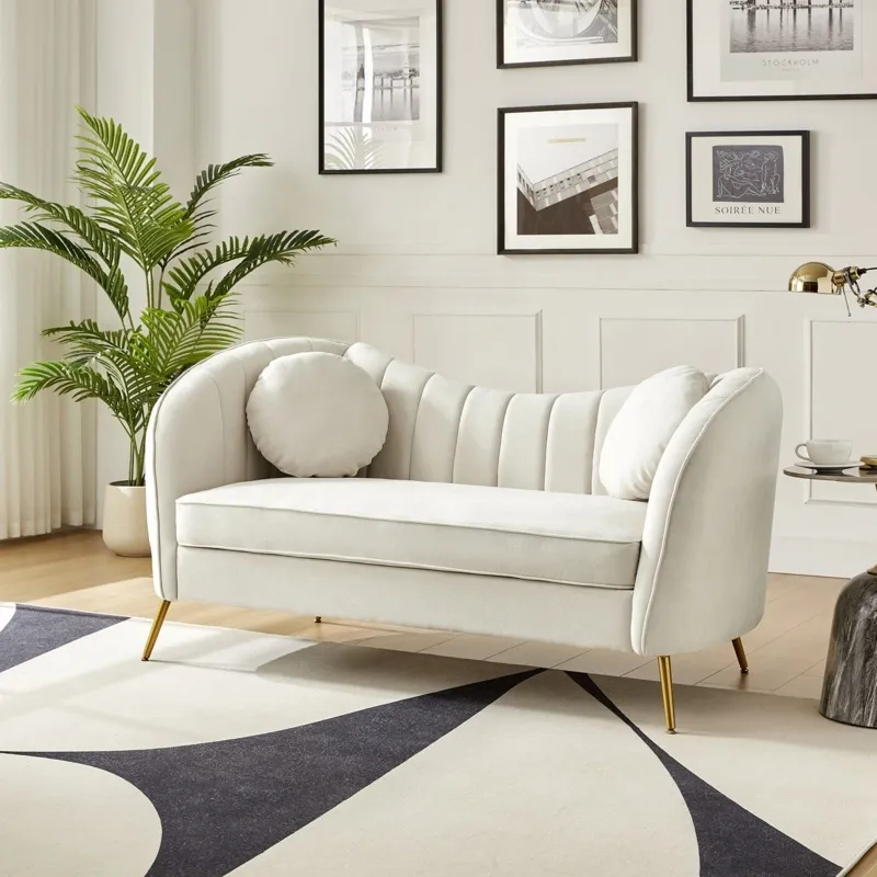  Sidwell Curved Loveseat