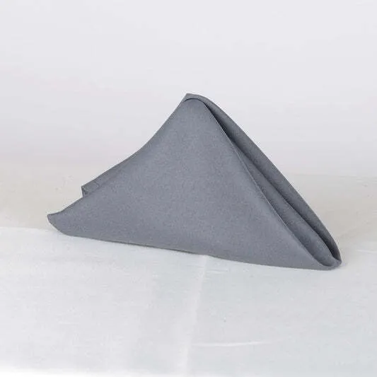 Polyester Napkin- Charcoal
