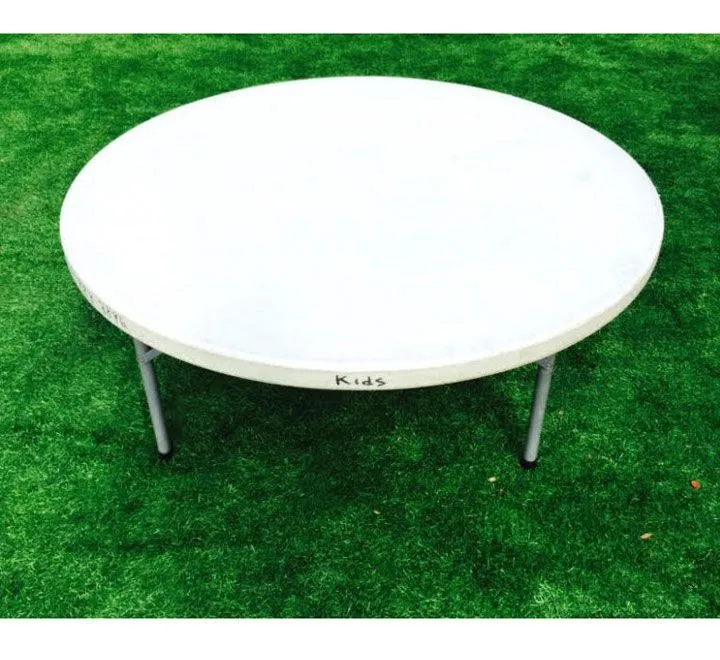 Kids round folding  table 
