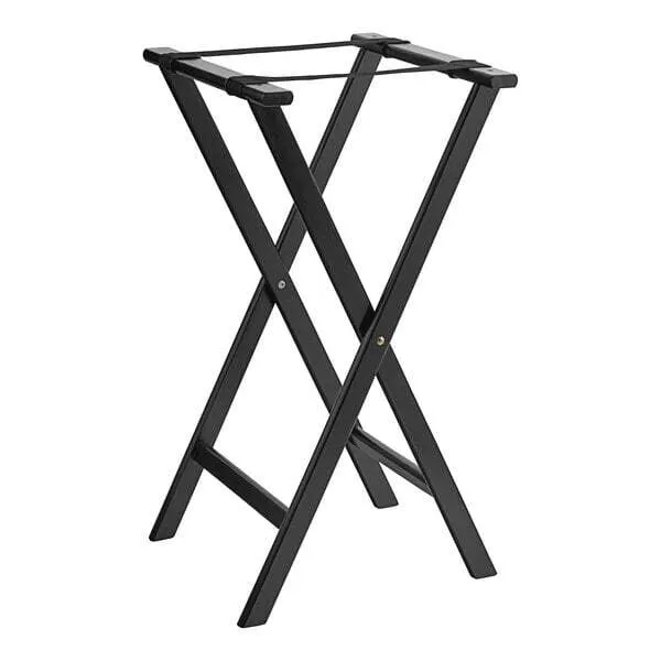 Folding Wood Tray Stand 