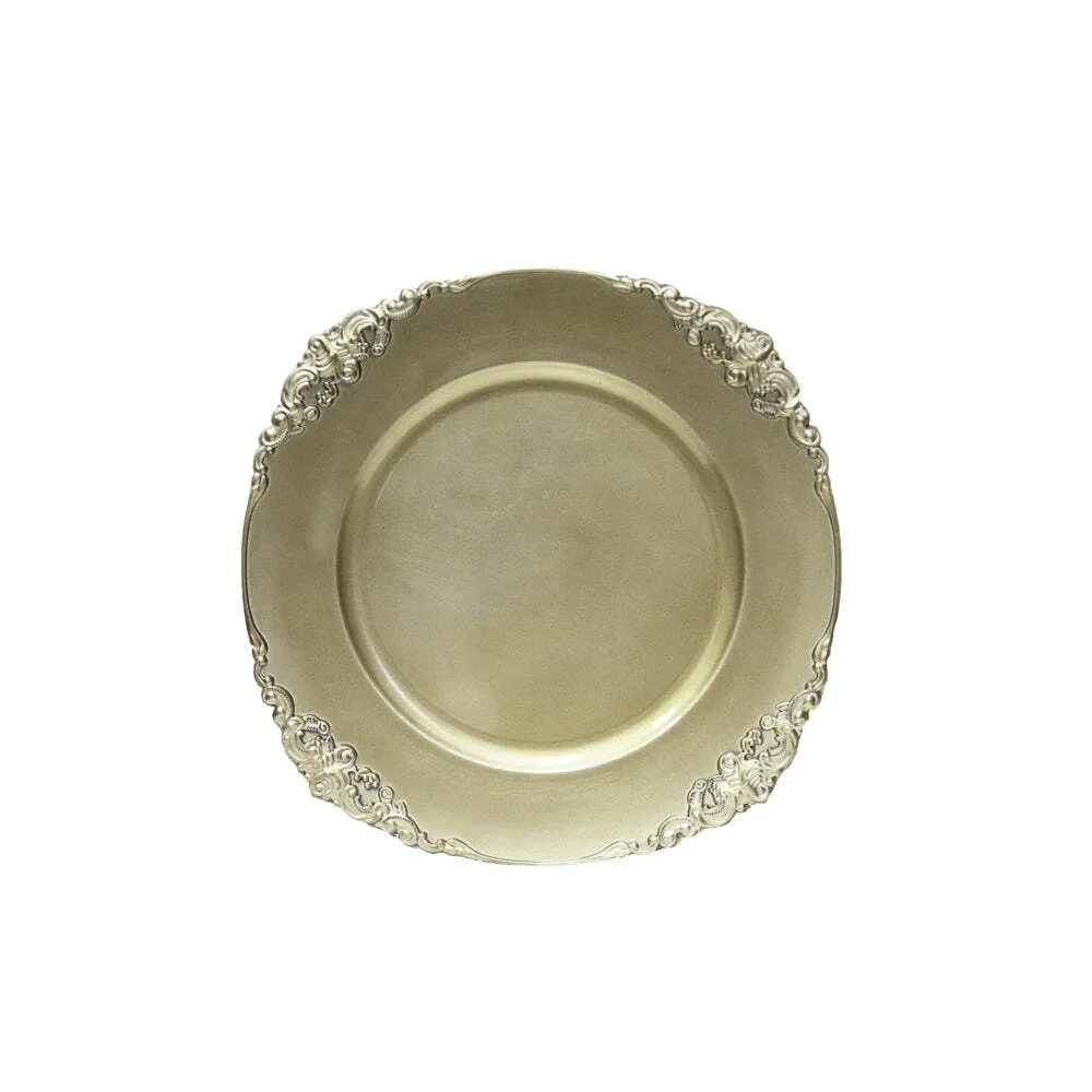 Vintage Champagne charger  