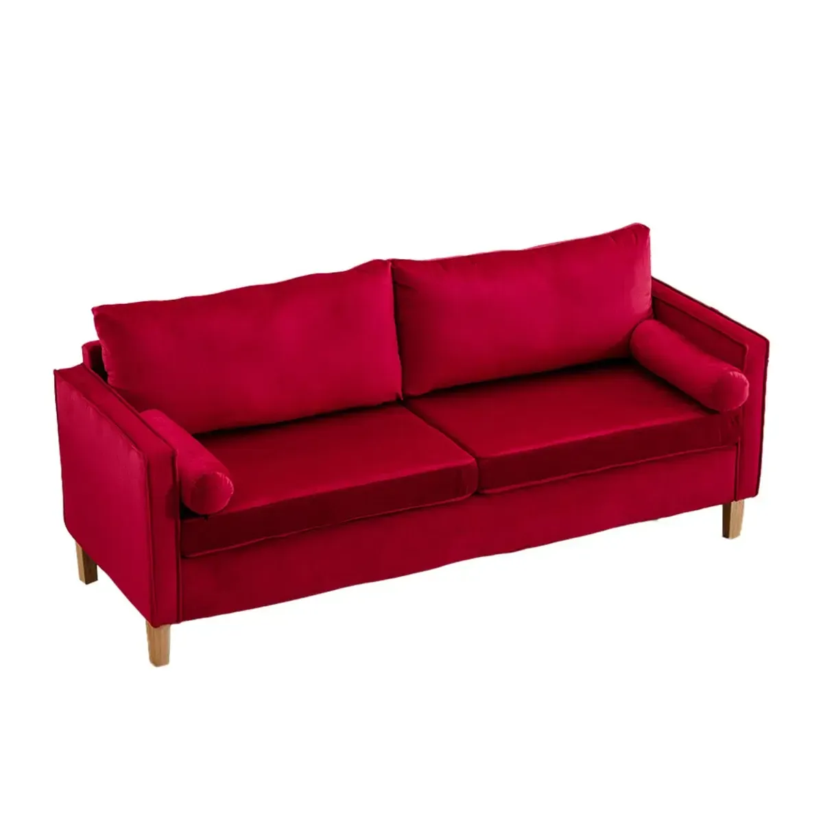 Red velvet Love seat 