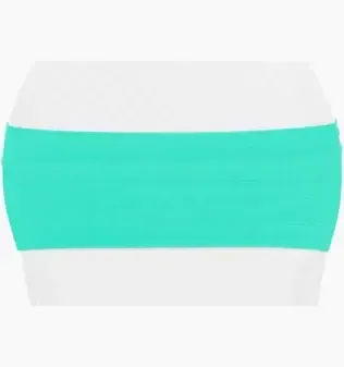 Spandex Chair Band- Turquoise