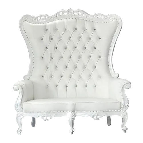 Double seat throne all white