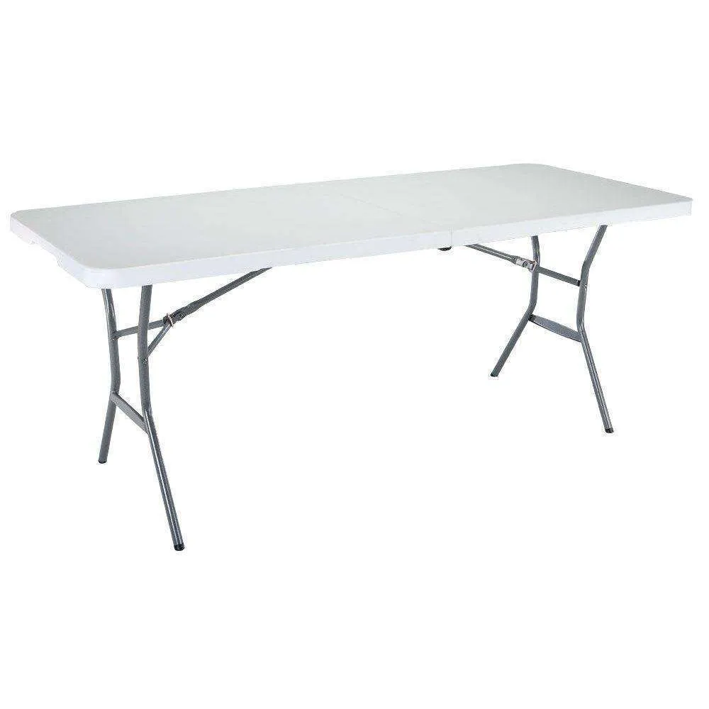 8ft White Rectangle Table