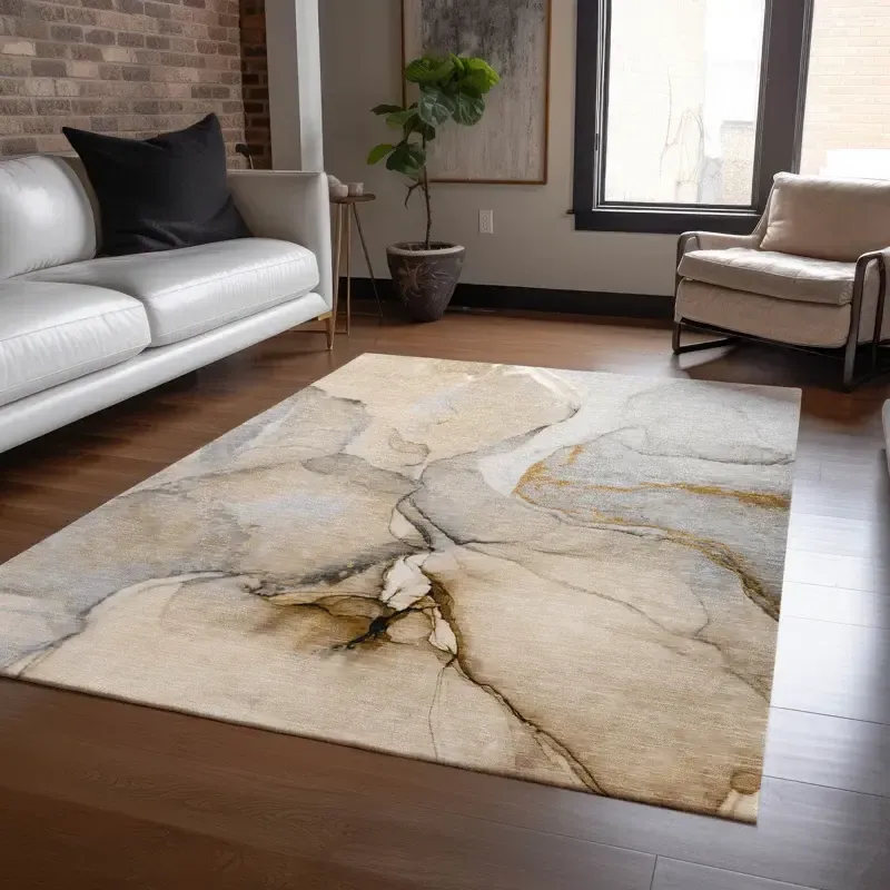  Alfonzo Washable Rug Rectangle 8' x 10'