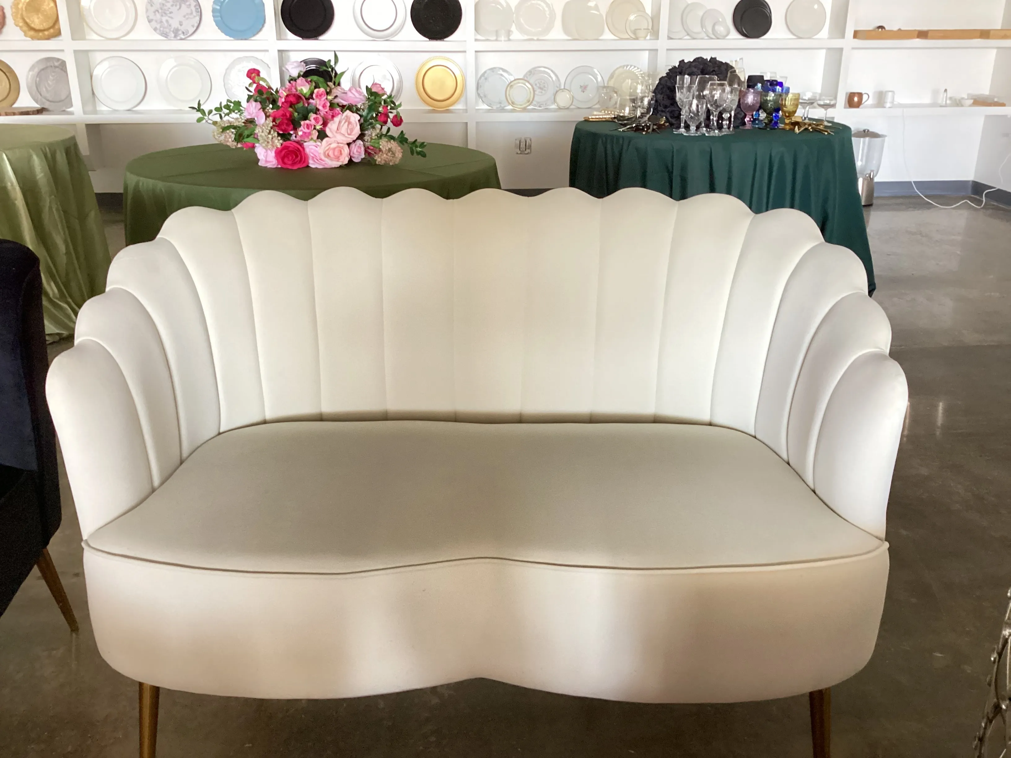 White Seashell Couch