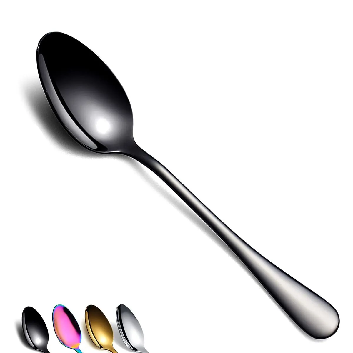 Shiny Black Cake Spoon 