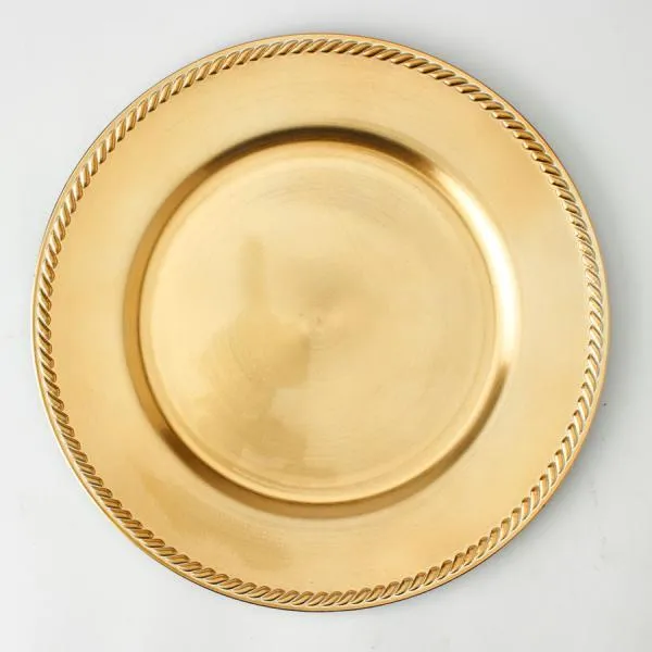 Rope gold Charger 