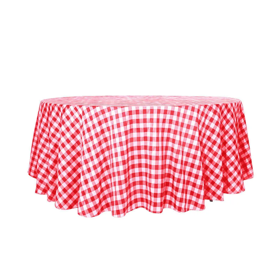 120" Round Tablecloth- Picnic