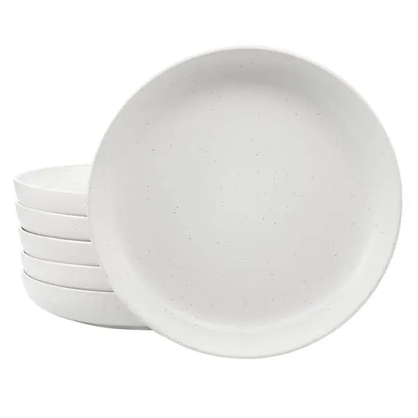 Delta white round plate 6.5