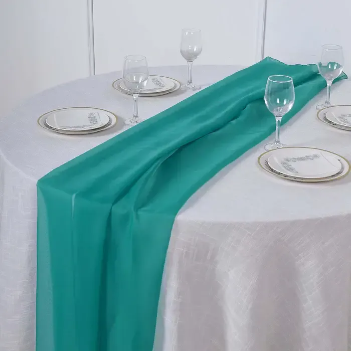 Chiffon Turquoise Runner 