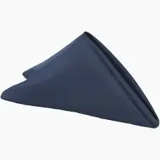 Lamour Satin Napkin- Navy Blue