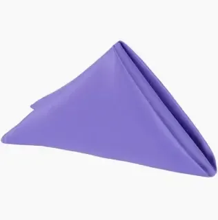 Lamour Satin Napkin- Purple