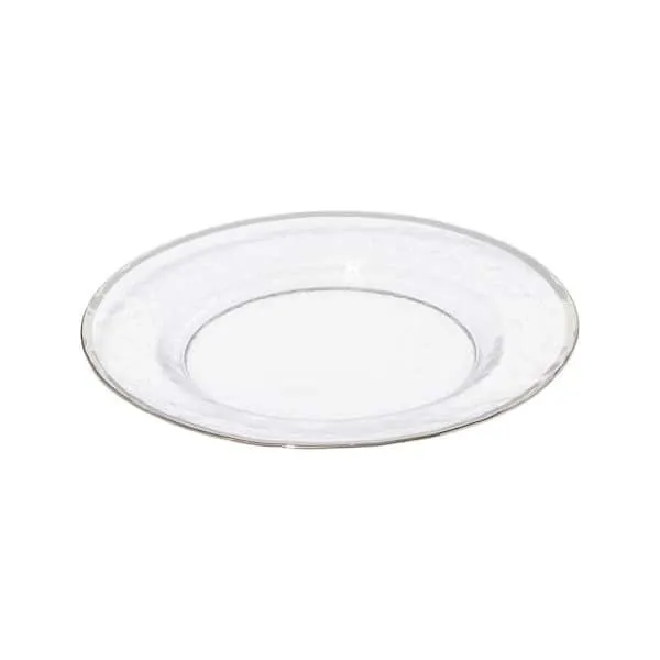 clear salad plate 