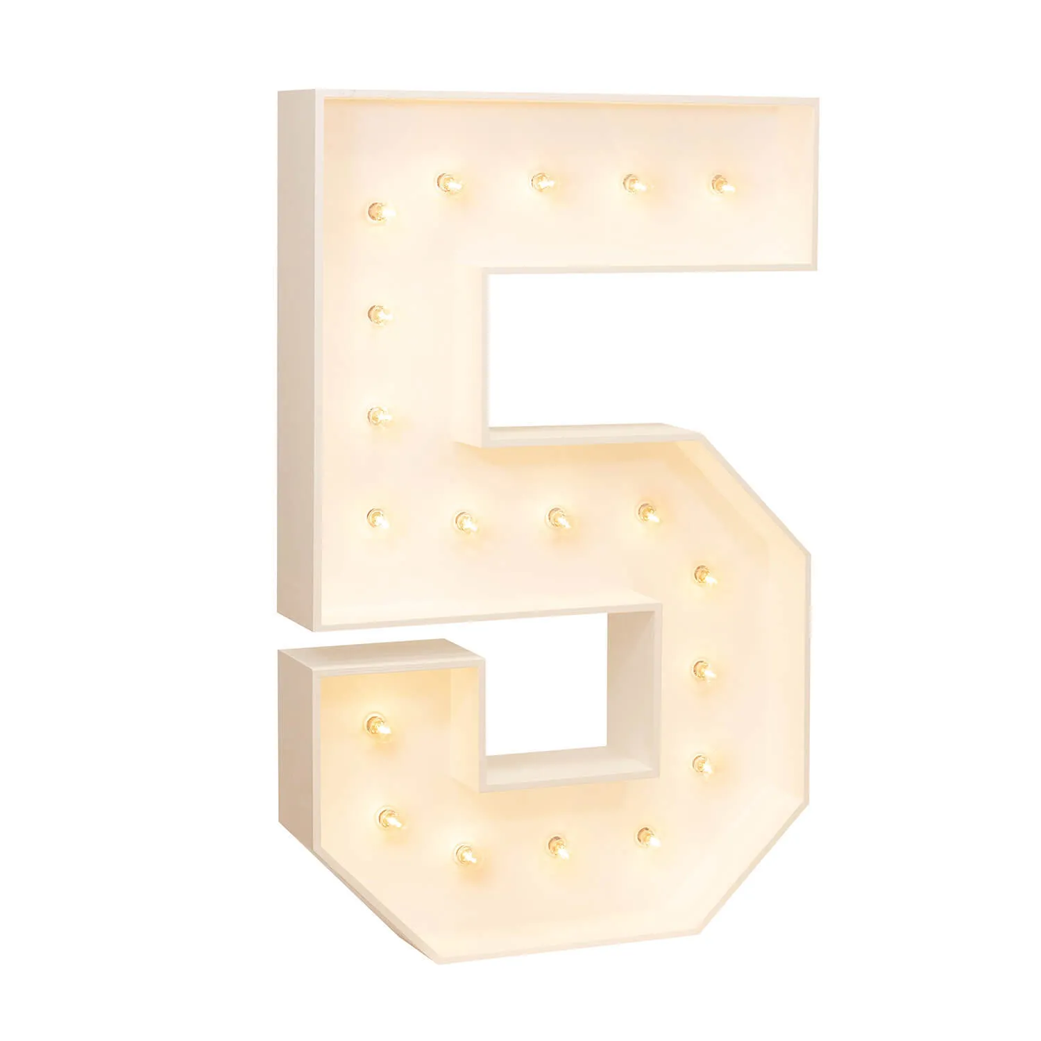 5ft Marquee Number- "5"