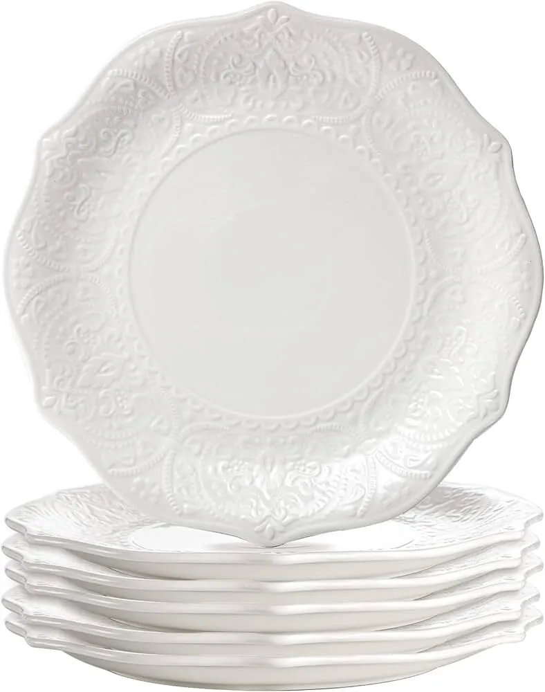 JOY porcelain Dinner Plate, 10.5'' White 