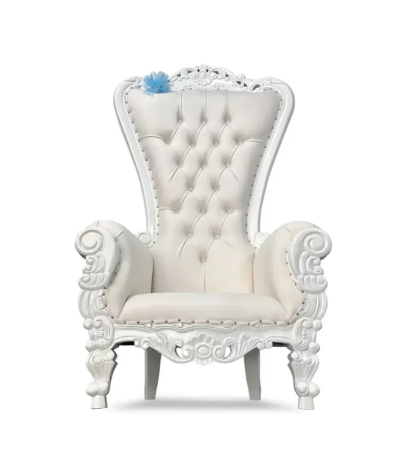 Single white throne 