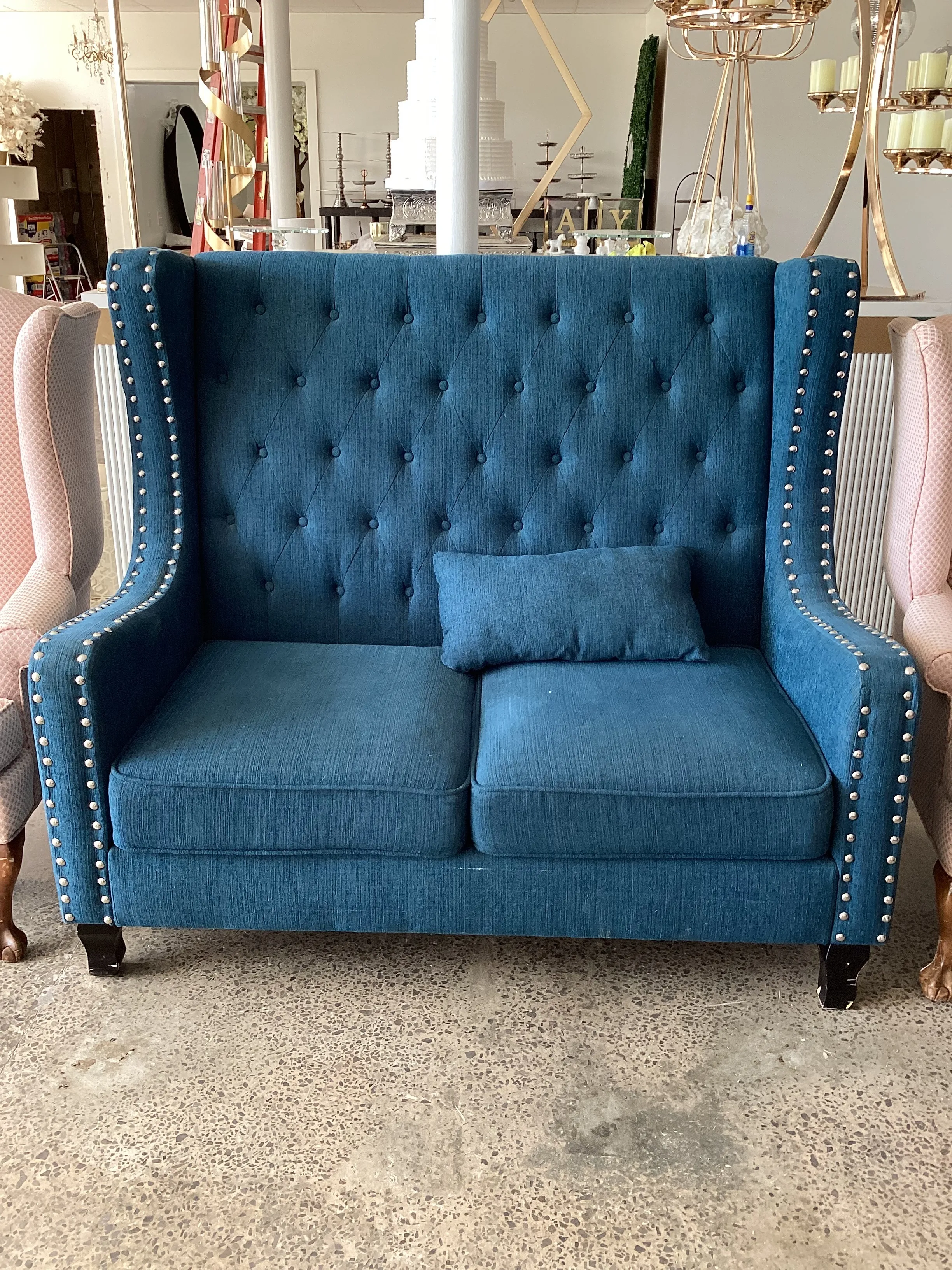 Navy Blue Couch