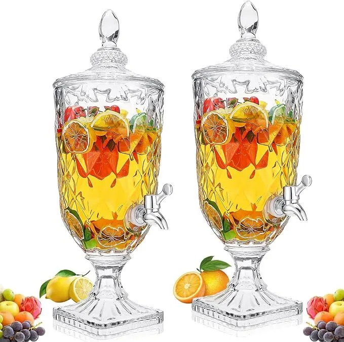Cut glass dispenser