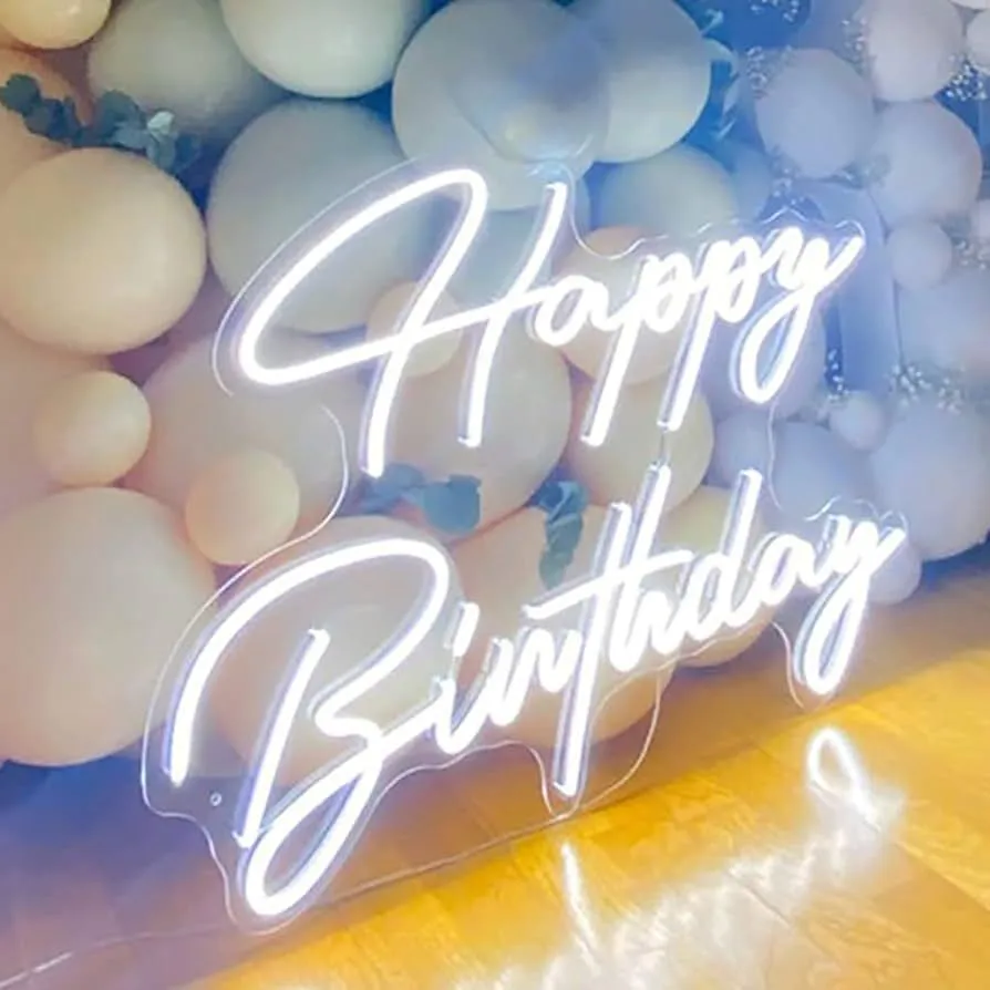 Happy Birthday Neon Sing 28inch 