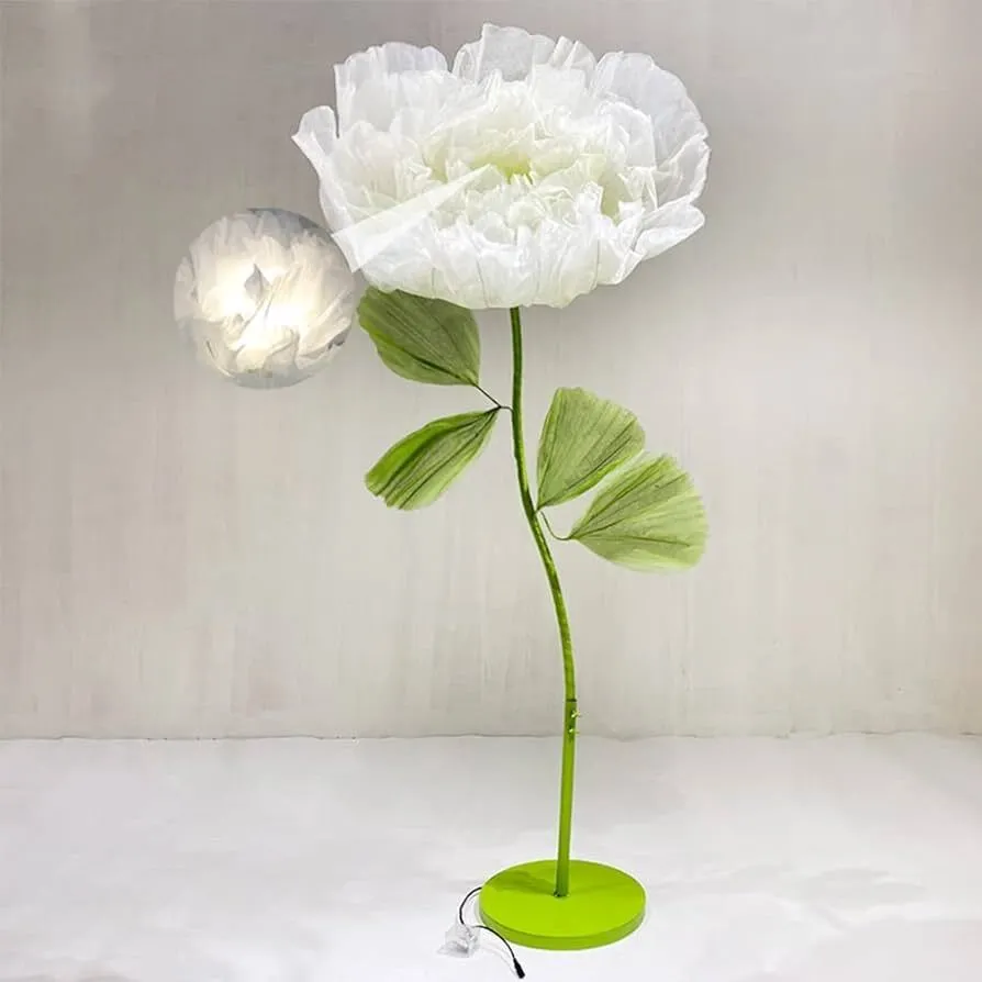 opening & closing flowers white 2ft tall