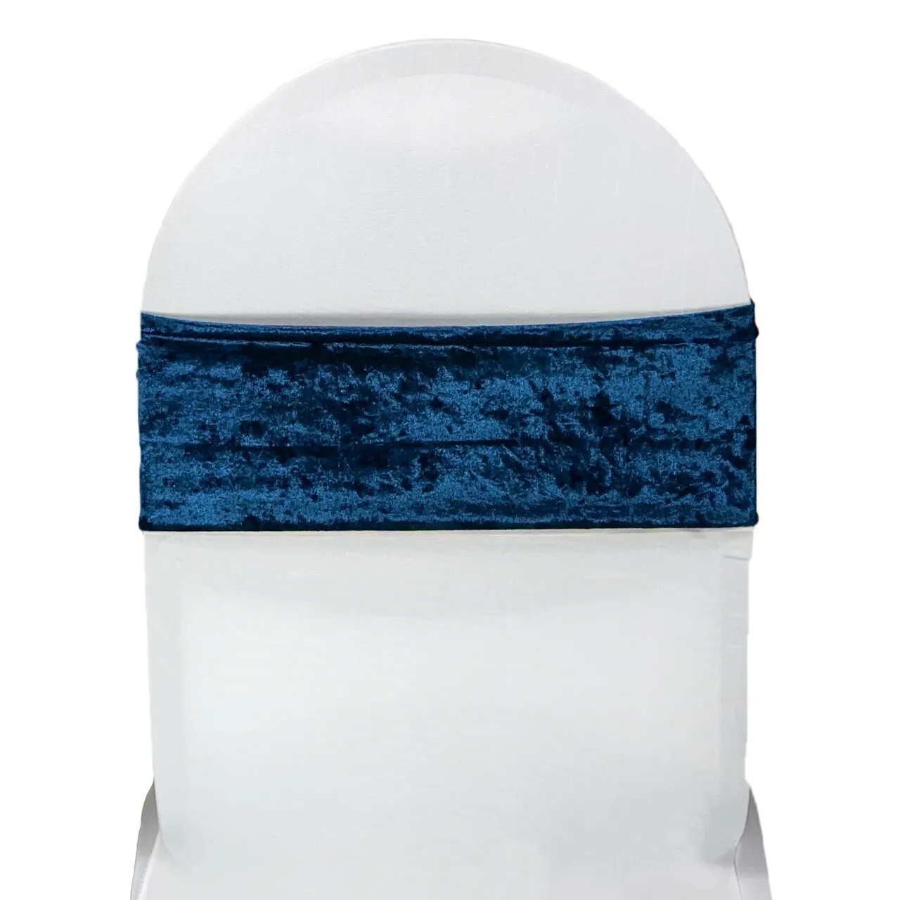 Velvet Chair Band- Navy Blue