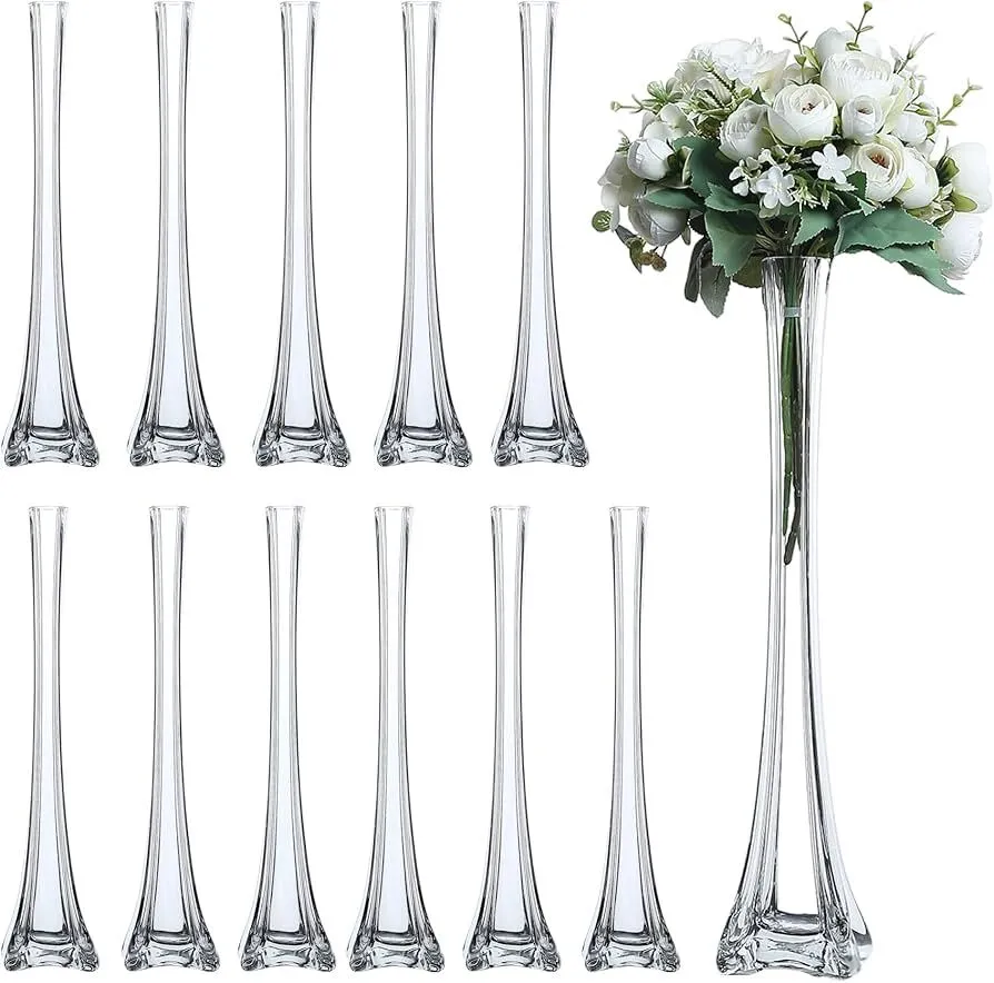 Eiffel Tower Glass Vase 