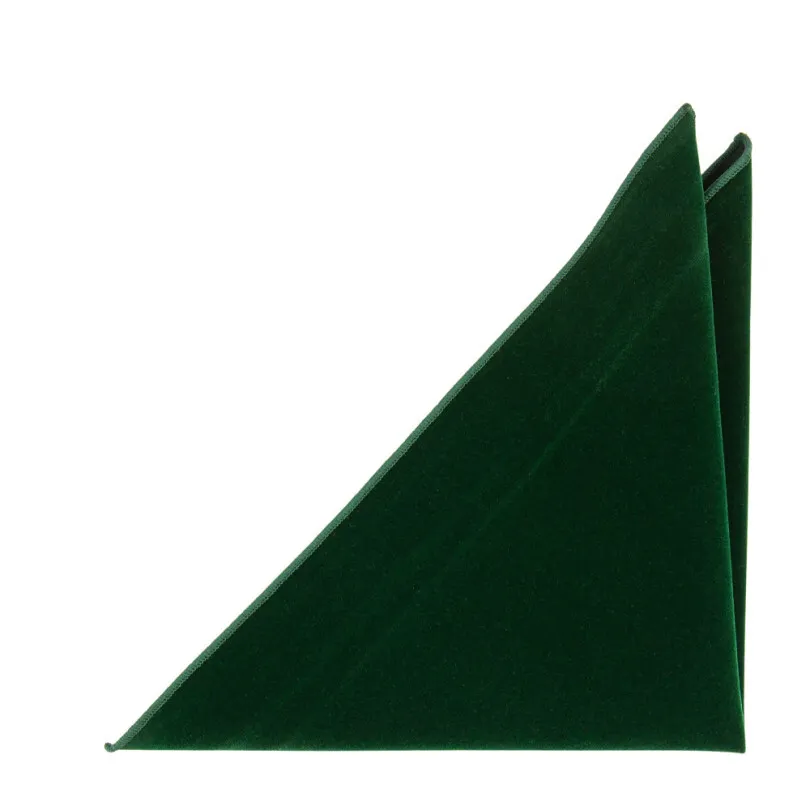 Velvet napkin- Emerald green