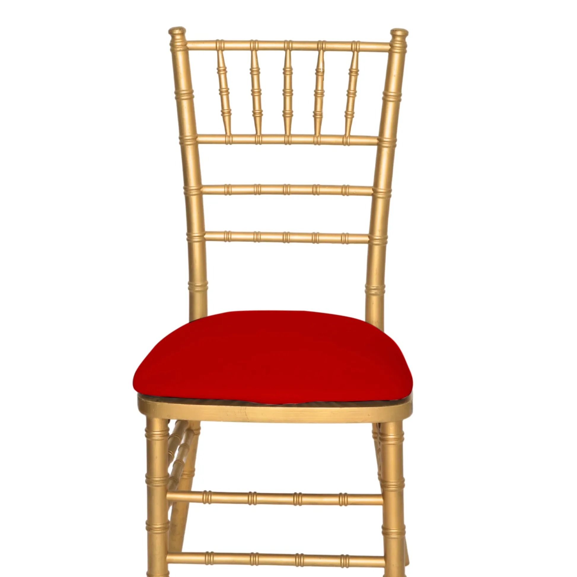 Spandex Chiavari Seat Pad Cover - Red