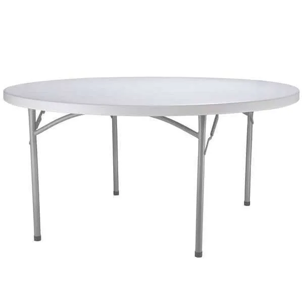 60'' Round White Tables