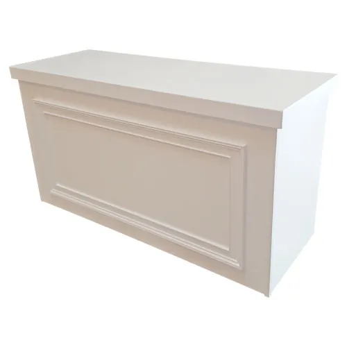8ft White Bar